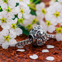 White Rabbit Bead Charm