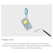 Sun Tarot Card Dangle Charm