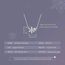 Ice Flower Pendant Necklace