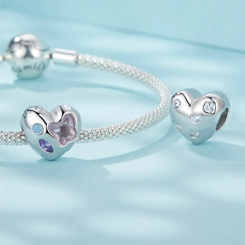 Heart-Shaped Balloon Charm