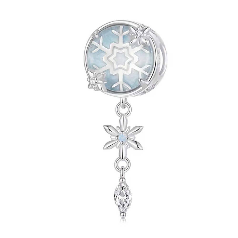 Crystal Snowflake Charm