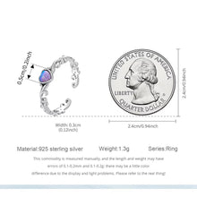 Opal Retro Pattern Ring