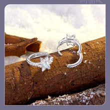 Ice Flower Hoop Earring