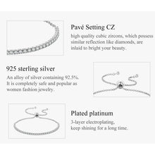 Bracelet with zircons