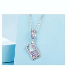 Moon Tarot Card Pendant Charm