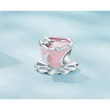 Flower Tea Cup Charm