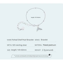 Mermaid Fishtail Zircon Bracelet