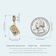 Tarot Cards Wheel of Fortune Charm Pendant