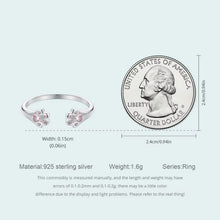 Pink Paw Open Ring