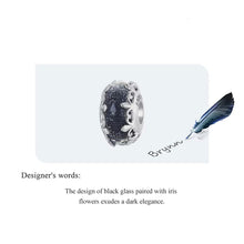 Iris Murano Charm Bead