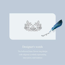 Lotus Flower Opening Ring