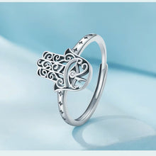 Vintage Hand Of Fatima Opening Ring