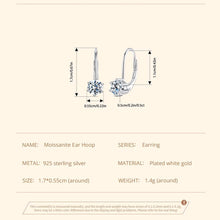 1CT Moissanite Drop Earrings