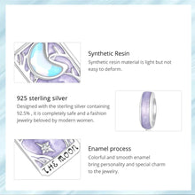 Moon Tarot Card Pendant Charm