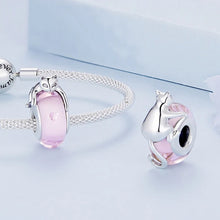 Glass Bead Lovely Cat Pet Charm