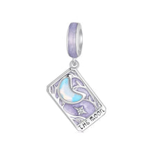 Moon Tarot Card Pendant Charm