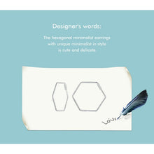 Hexagon Minimalist Earrings