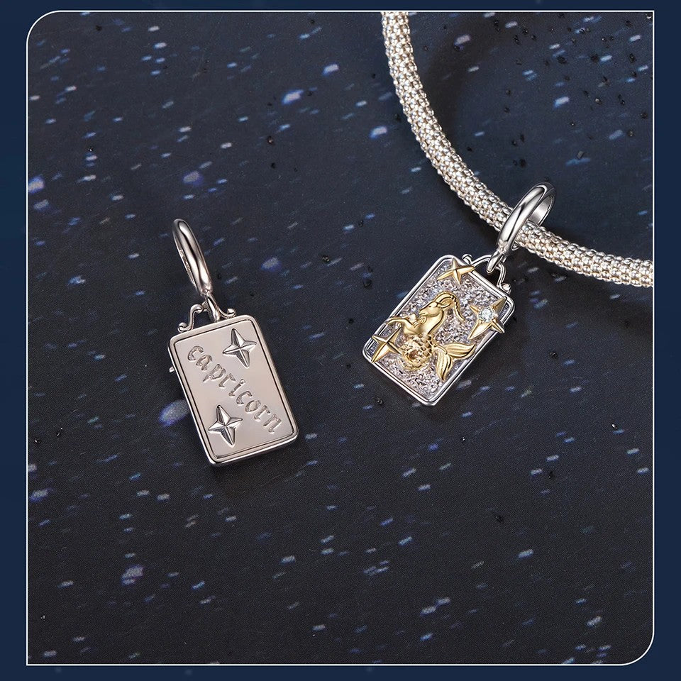 Capricorn Zodiac Charms Pendant