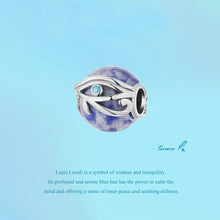 Eye Of Horus Lapis Lazuli Bead