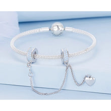 Heart-shaped Tassel Safety Chain