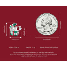 Christmas Gift Bear Box Charm