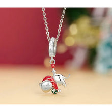 Christmas Cat Pendant Charm