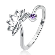 Lotus Flower Adjustable Ring