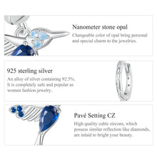 Hummingbird Hoop Earrings