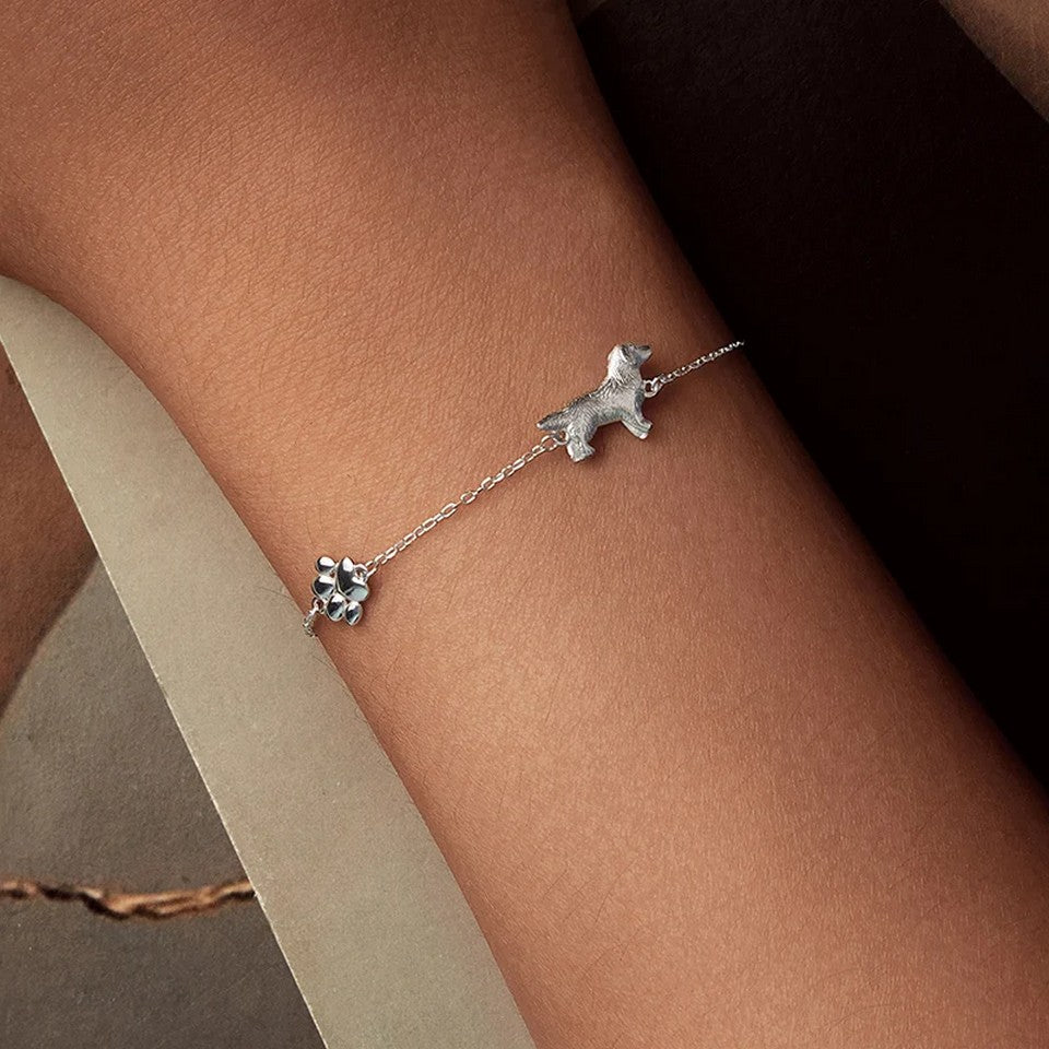 Golden Retriever Charm Bracelet