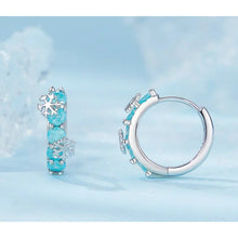 Winter Ice Flower Earrings
