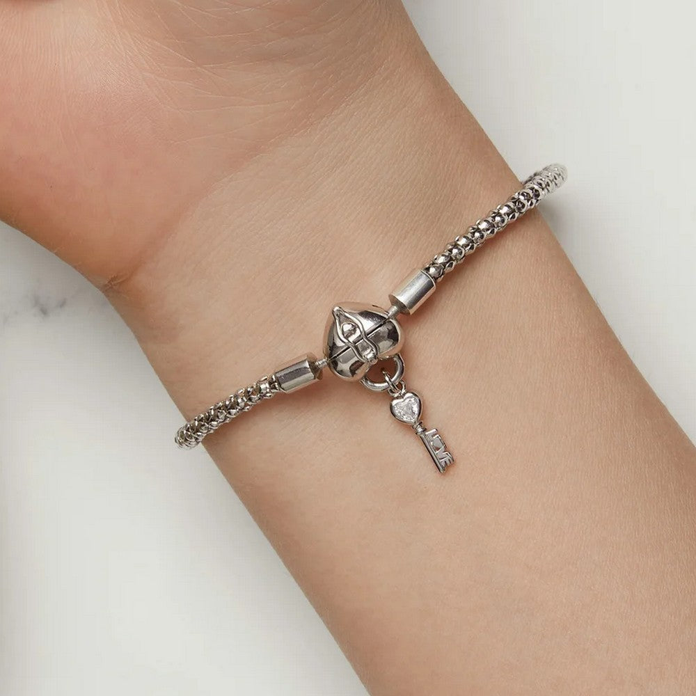 Heart Lock Key Bracelet