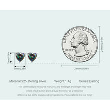 Vintage Heart Stud Earrings