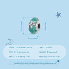 Turtle Murano Glass Bead