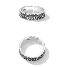 Vintage Pattern Open Ring