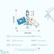 Traveling Airplane Charm