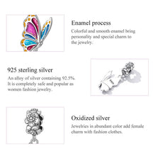Colorful Butterfly Charm Bead Pendant