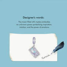 Moon Tarot Card Pendant Charm