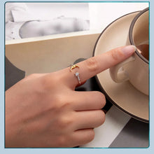 Moon Zircon Star Open Ring