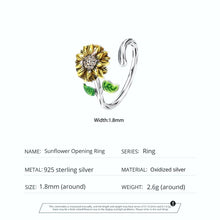 Sunflower Opening Ring