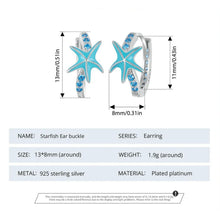Starfish Hoop Earrings