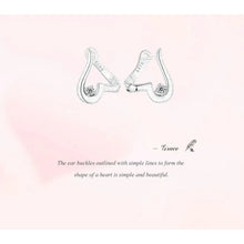 Heart Shaped Ear Buckles