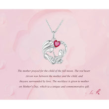 Mother Baby Heart Necklace