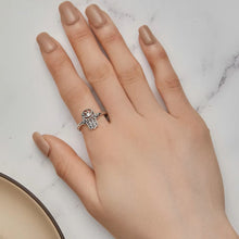 Vintage Hand Of Fatima Opening Ring