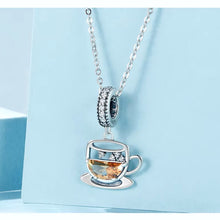 Funny Coffee Cup Charm Pendant