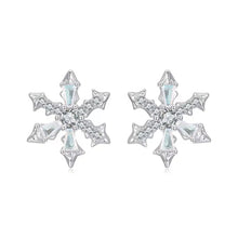 Ice Flower Stud Earrings
