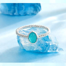 Amazonite Solitaire Ring