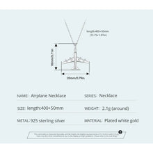 Airplane Necklace