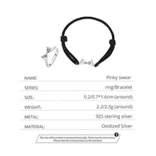Black Pinky Swear Bracelet