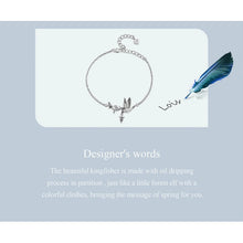 Kingfisher Charm Bracelet