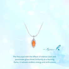 Flame Opal Necklace